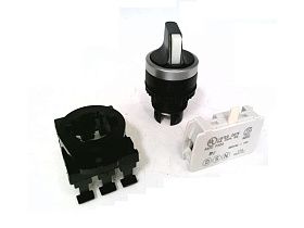 Селекторный переключатель двухпозиционный C21KA03-B BACO CONTROLS черный 1NO