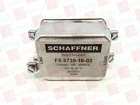 Фильтр  радиопомех Артикул FS6739-16-03 от производителя SCHAFFNER