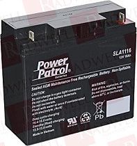 Аккумулятор Артикул SLA1116 от производителя POWER PATROL