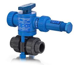Шаровой кран ABVS075VT-PV от PLAST-O-MATIC