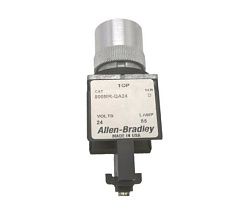 Кнопочный выключатель Allen-Bradley 800MR-QA24, 24В AC/DC, без линзы, 22.5мм