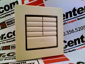 Переключатель линии передачи данных HDLS8SS-2, 8 кнопок, 2 секции, цвет слоновая кость