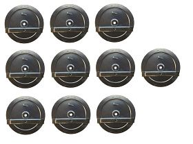 Уплотнительная заглушка KO708, сталь 16-gauge, 3 дюйма, однопозиционная, резьба 3/8", упаковка 10 шт