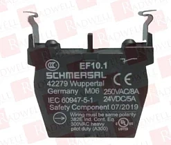Клемма Артикул EF10.1 от производителя SCHMERSAL