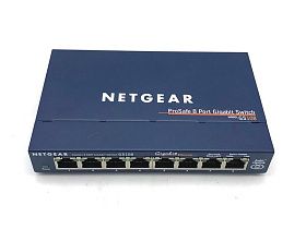 Коммутатор NETGEAR GS108 ProSafe 8 портов Gigabit Ethernet 10/100/1000 Мбит/с