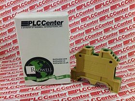 Клеммная колодка SR-SL10 Phoenix Mecano 10мм зелено-желтая