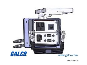 Mencom DP1-RJ45-2USB-10-R-32