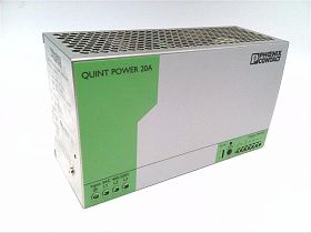 Источник питания QUINT-PS-3X400-500AC/24DC/20/F, 400-500В AC/24В DC, 20А, для DIN-рейки