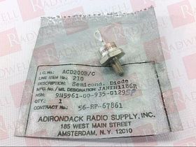 Мостовой выпрямитель Артикул JANIN1186R от производителя ADIRONDACK CORROSION TECH