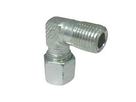 Фитинг гидравлический WAL373230, угол 90°, наружная резьба 1/4", сталь