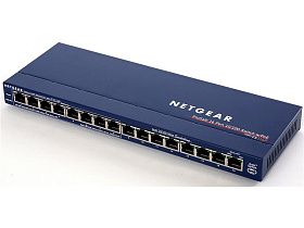 Коммутатор NETGEAR FS116P 16-портовый 10/100 Мбит/с