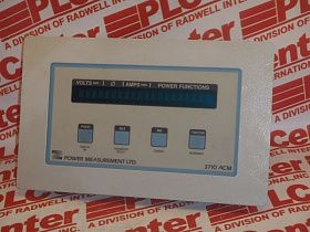 Интерфейс оператора Артикул 3710-ACM-DISPLAY от производителя POWER MEASUREMENT