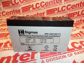 ИБП Артикул SP6-7-6V7AH/T1 от производителя SIGMAS TEK