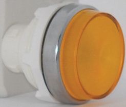 Пилотная лампа BACO CONTROLS T15SA40, желтая, 30 мм, с ребристой линзой