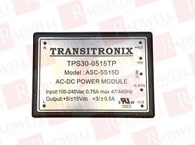 Источник питания / преобразователь напряжения / монтаж на плату Артикул TPS30-0515TP от производителя TRANSITRONIX