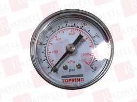 Пневматический манометр Артикул 55,12 от производителя TOPRING