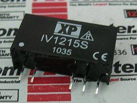 Преобразователь напряжения IV1215S DC-DC 1Вт, 15В/-15В, 2 выхода, изолированный