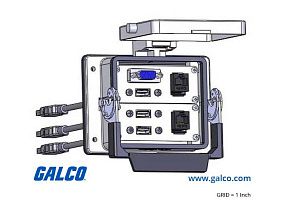 Mencom DDB15F-2RJ45-3USB-06-32
