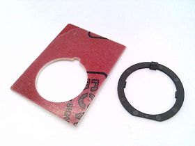 Табличка красная пустая Allen Bradley 800H-W300J, 30 мм