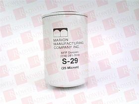 Гидравлический набор Артикул S 29 от производителя MARION MANUFACTURING COMPANY INC