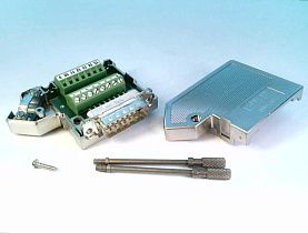 Разъем D-SUB SUBCON 15/M-SH, 15-контактный, штекерный, Phoenix Contact