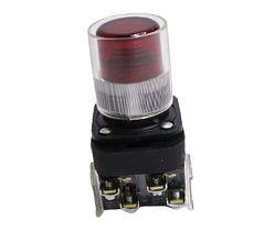 Кнопка управления Allen Bradley 800H-QRAH2R красная с подсветкой LED, 12-130V AC/DC