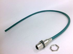 Розетка Ethernet M12 4-контактная экранированная с кабелем 0,5 м Phoenix Contact SACCBP-M12FSD-4CON-M16/0,5