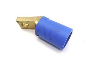 Угловой силовой разъем MARINCO CL40MR-ANGLE-D, 400А, синий