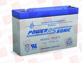 Аккумулятор Артикул PS-670 от производителя POWER SONIC