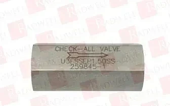 Регулирующий клапан Артикул U3FSSEP1.50SS от производителя CHECK ALL VALVES