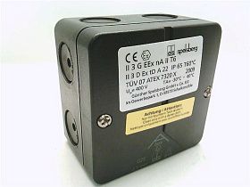 Коробка распределительная Spelsberg IP65 400В 5-клеммная черная 500-402