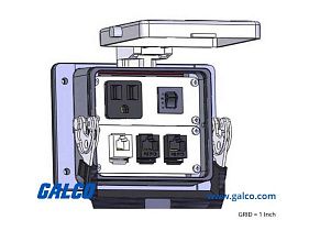 Mencom DP1-RJ11-2RJ45-R-32