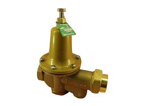 Клапан редукционный WATTS 1-25AUB-Z3, латунный, 1-1/4", 25-75 PSI