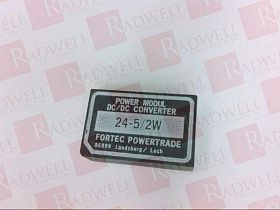 Источник питания / преобразователь напряжения / монтаж на плату Артикул 24-5/2W от производителя FORTEC ELEKTRONIK