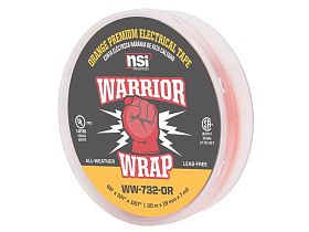 Изолента виниловая электрическая Warrior Wrap WW-732-OR оранжевая