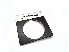 Табличка с легендой для кнопки 30мм "JOG FORWARD" Allen-Bradley 800T-X518