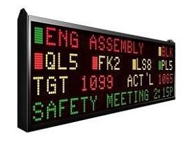 LCD/LED дисплей EZMT-4L20C-E трехцветный, 4x20 символов, 110/220В