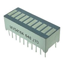 Светодиодный индикатор линейный MV54164 10-сегментный зеленый 562нм