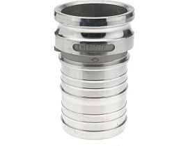 Адаптер шланговый EVER-TITE 340EAL, алюминиевый, 4 дюйма, cam & groove, Part E