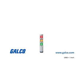 Patlite MES-302A-RYG