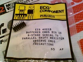Интегральная микросхема Артикул ECG-4021B от производителя PHILIPS