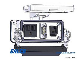 Mencom DP1-MDB9-RJ45-16LS