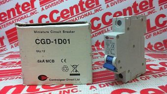 Автоматический выключатель CGD-1D01 для монтажа на дин-рейку от CONTROL Шестерня DIRECT