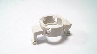 Клипса монтажная одномодульная BACO 231E для кнопок 1/2"-3/4", пластик, белая, 2 шт