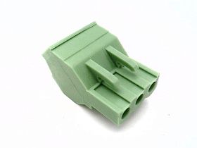 Клеммная вилка SMSTB 2,5/3-ST-5,08 Phoenix Contact, 3-контактная, зеленая, шаг 5,08 мм