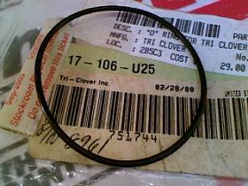 Уплотнение Артикул 17-106-U25 от производителя TRI CLOVER