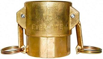 Соединитель латунный внутренний NPT 2" CAM & GROOVE тип D, 350 PSI