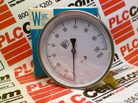 Манометр WEKSLER EA14C, 0-100 PSI, 114 мм, 1/4" NPT, нижнее подключение