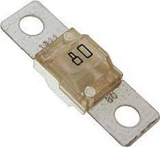 Предохранитель быстродействующий AMI/MIDI Blue Sea 80А, 2 шт.