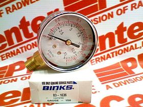 Датчик давления Артикул 83-1636 от производителя BINKS